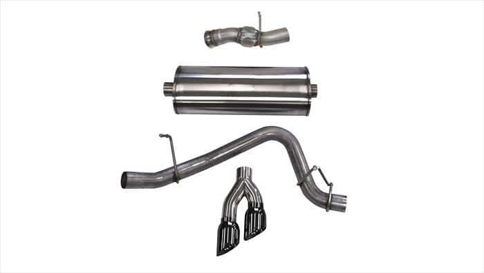 CORSA Performance — Corsa 2015-2020 GMC Yukon Denali 6.2L V8 Single Side Exit Cat-Back Exhaust w/ Polished Black Tips
Exhaust - view 3