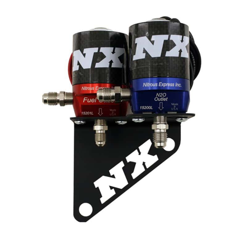 Nitrous Express — Nitrous Express GM LS Solenoid Bracket (Passenger Side Head)
Solenoid Bracket
Fuel/N2OSolBrkt - view 1