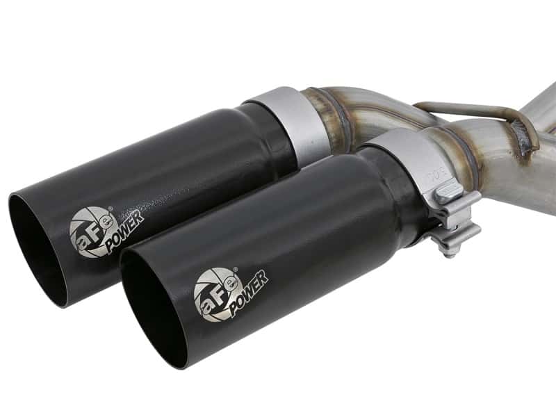 aFe — aFe Rebel Series Exht 3in SS Middle Side Exit CB w/ Black Tips 11-14 Ford F150 Ecoboost V6 3.5L (tt)
Cat-Back Exhaust - view 2