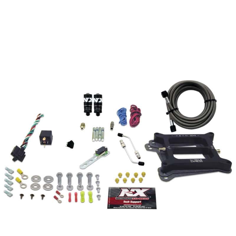 Nitrous Express — Nitrous Express 4150 Hitman Plus 4-BBL Nitrous Kit (50-200HP) w/o Bottle
Injection System Kit
N2OSys - view 1