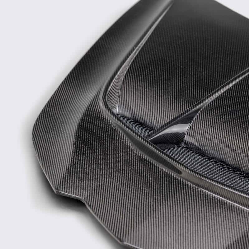 Anderson Composites — Anderson Composites 20-24  Chevrolet Corvette C8 Type-Z1 Double Sided Carbon Fiber Hood - view 3
