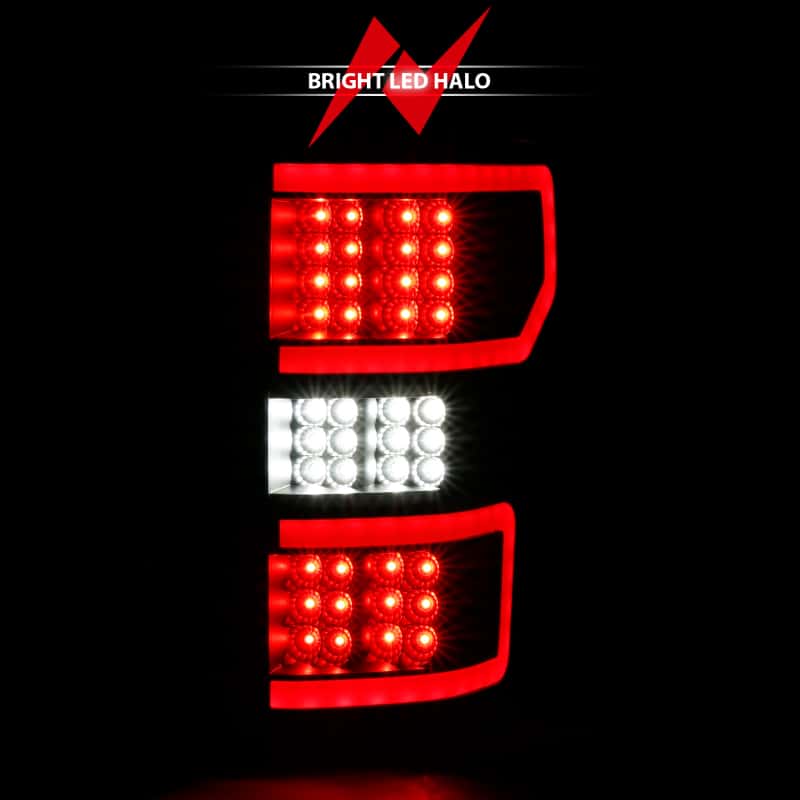 ANZO — ANZO 18-19 Ford F-150 LED Taillight Black Housing Clear Lens Red Light Bar W/Sequential
Tail Light Set
TailLightSet - view 14