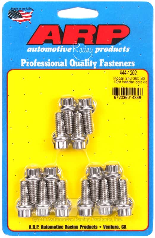 ARP — ARP Mopar 340-360 SS 12pt Header Bolt Kit - view 1