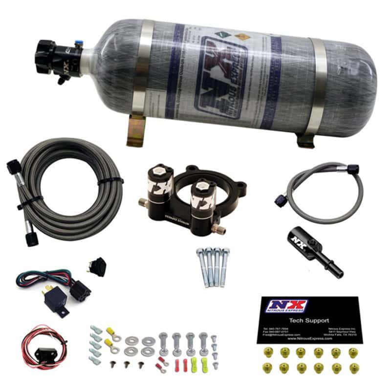 Nitrous Express — Nitrous Express Ford 2.3L Ecoboost Nitrous Plate Kit w/12lb Bottle
Injection System Kit
N2OSys - view 3
