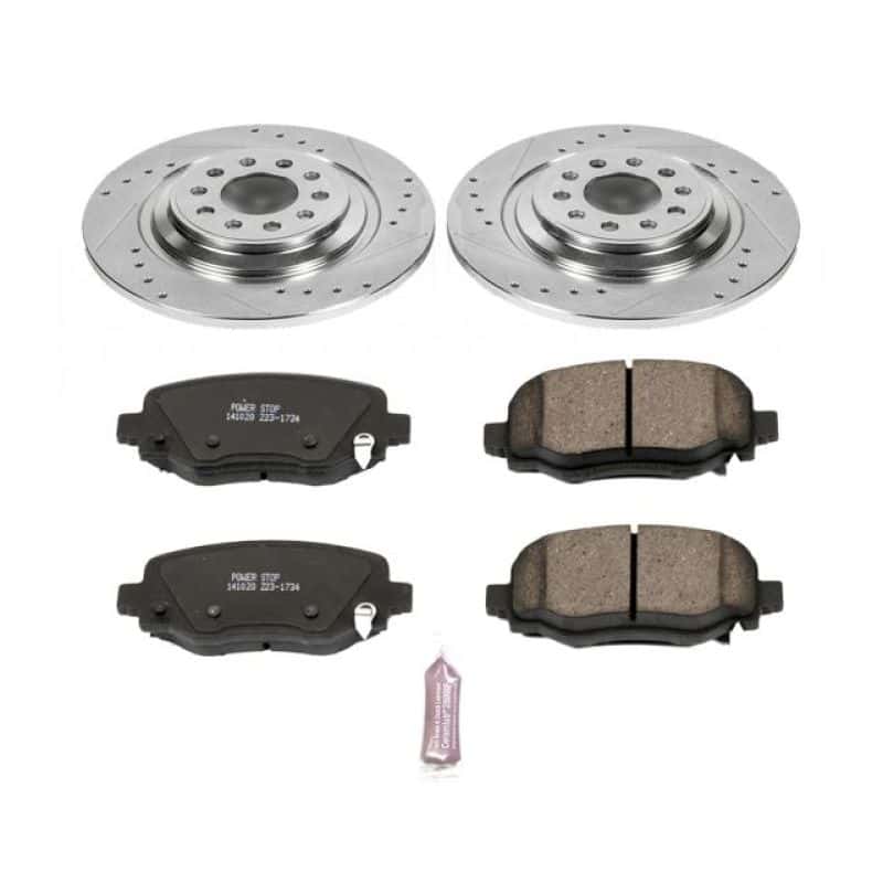 PowerStop — Power Stop 14-19 Jeep Cherokee Rear Z23 Evolution Sport Brake Kit - view 1