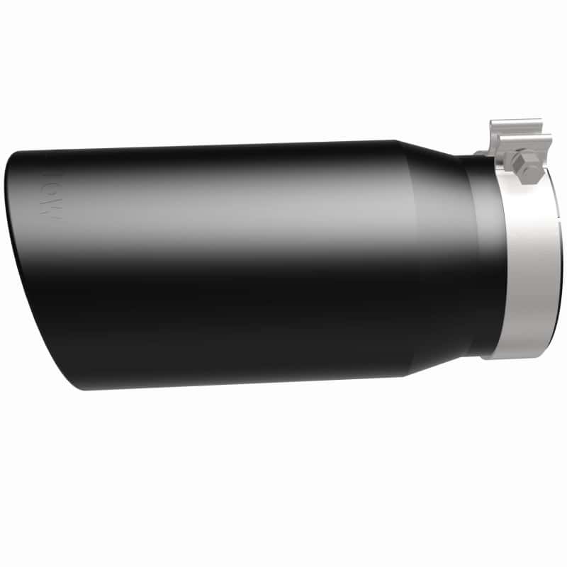 Magnaflow — MagnaFlow Tip Stainless Black Coated Single Wall Round Single Outlet 6in Dia 5in Inlet 13in L
Stainless Steel
Exhaust Tip - view 8
