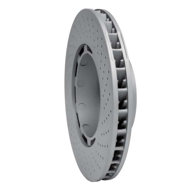DFC — DFC 94-98 Porsche 911 Left Front Drilled Hi-Carbon Alloy Geomet Coated Rotor - view 4