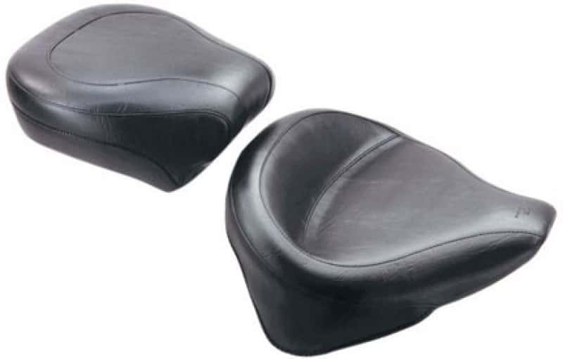 Mustang Motorcycle — Mustang 84-06 Harley Standard Rear Tire Wide Touring Solo Seat - Black - view 1