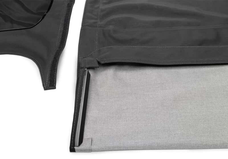 Rampage — Rampage 1997-2006 Jeep Wrangler(TJ) OEM Replacement Top - Black Denim
Fctry Rplcmnt Sft Tp
Top-Soft - view 2