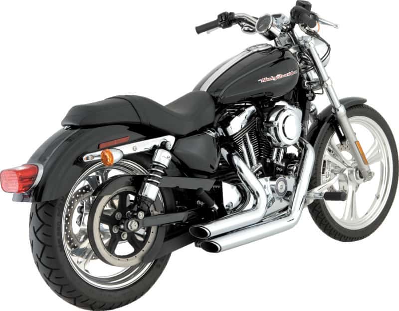 Progressive — Progressive Harley-Davidson 412 Series Shocks 11.0in - Chrome - view 2