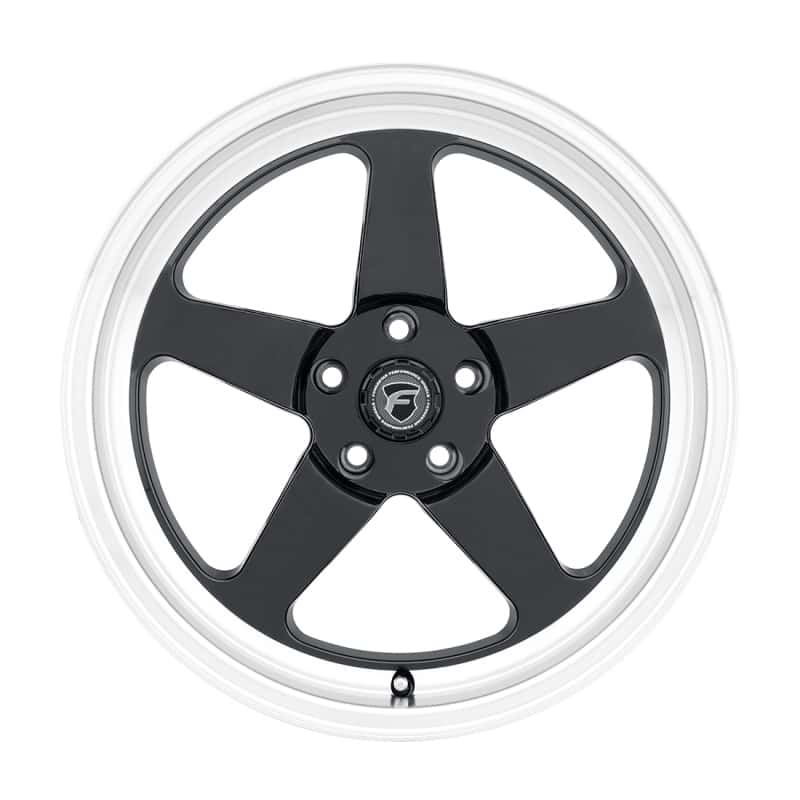 Forgestar — Forgestar D5 Drag 17x5.0 / 5x114.3 BP / ET-21 / 2.125in BS Gloss Black Wheel - view 1