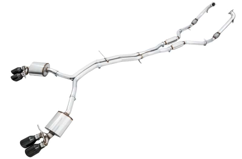 AWE Tuning — AWE Tuning Audi B9 S4 Touring Edition Exhaust - Non-Resonated (Black 102mm Tips)
Touring Exhaust - view 1