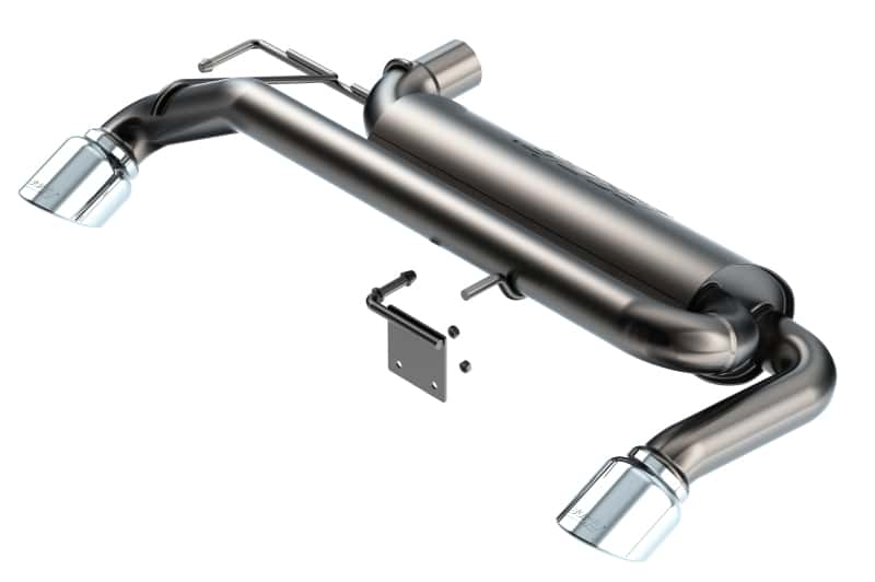 Borla — Borla 21-22 Ford Bronco 2.3L 4WD ATAK Axle Back Exhaust w/ Bright Chrome Tips
Axle-Back System - view 1
