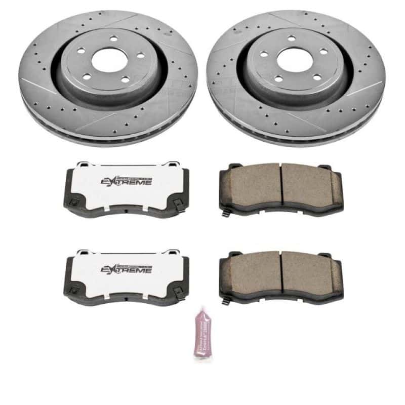 PowerStop — Power Stop 06-10 Jeep Grand Cherokee Front Z26 Street Warrior Brake Kit - view 1