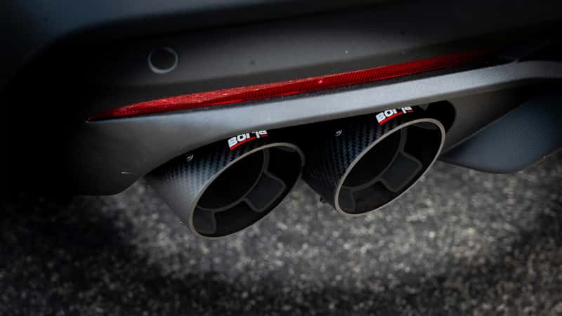Borla — Borla 2024 Ford Mustang GT 5.0L V8 3 in S-Type Catback Non-Active Exhaust- Carbon Fiber Quad Tip
Cat-Back System - view 2