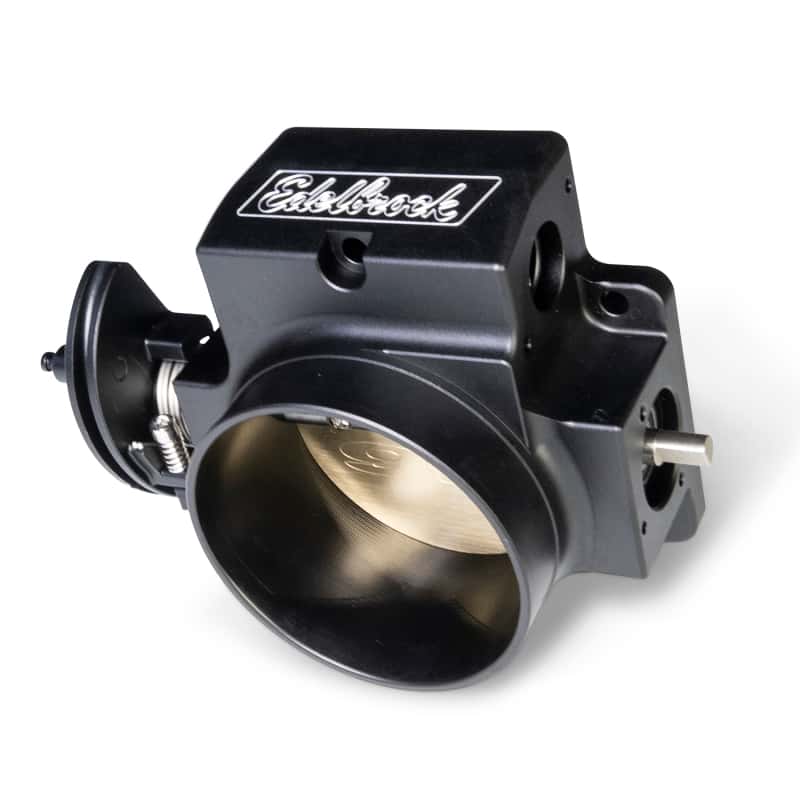 Edelbrock — Edelbrock EFI Throttle Body Pro-Flo XT 90mm Black Mat Anodized Finish - view 7