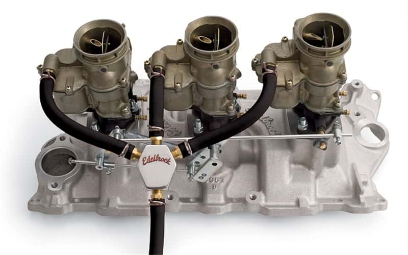 Edelbrock — Edelbrock Fuel Block Kit Triple Feed 1286 Mini Block
CARB COMPONENTS - view 2