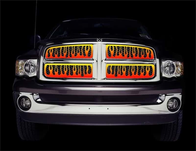 Putco — Putco 07-10 GMC Sierra HD Flaming Inferno Stainless Steel Grilles - 4 Color (Painted)
Grille Insert - view 1