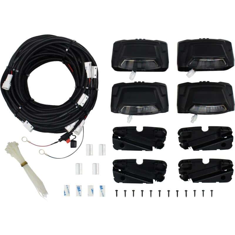 Westin — Westin R5 LED Light Kit - 4 End Caps Integrated LED Lights w/ Wiring Harness - Black
Nerf/StepBarLightKit - view 1