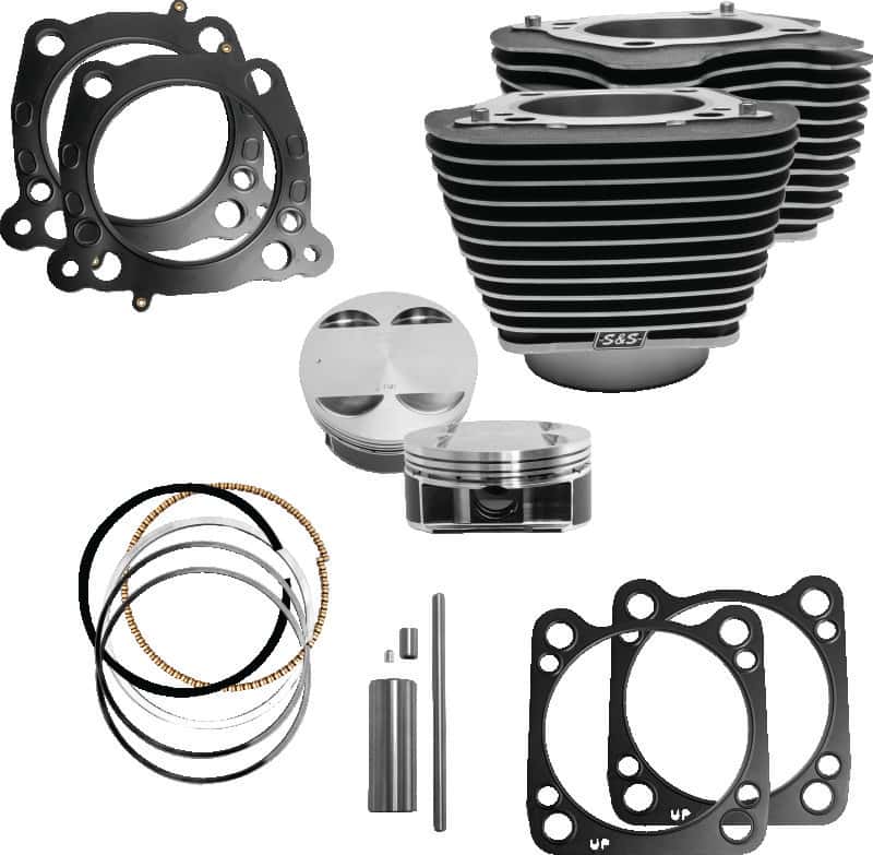 S&S Cycle — S&S Cycle 2017 M8 Touring 4.250in Bore x 4.375in Stroke 107 To 124 Big Bore Kit - view 1