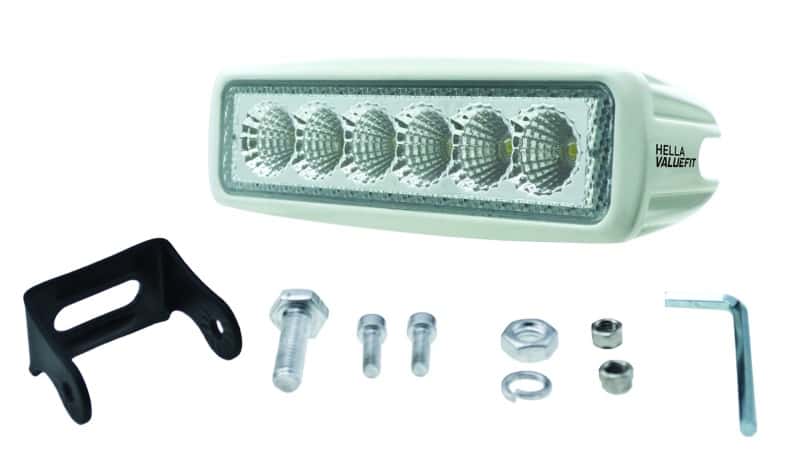 Hella — Hella Value Fit Mini Flush Mount 7.7in - 18W White Housing Flood Beam LED Light Bar - view 13