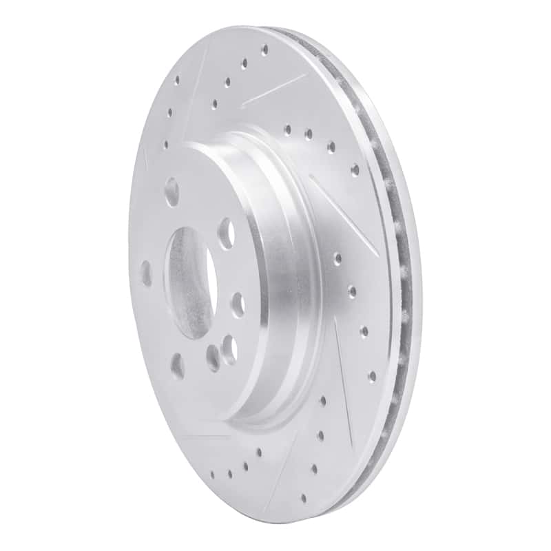 R1 Concepts — R1 92-99 Mercedes-Benz 600SEL Rear Left Drilled & Slotted Silver Brake Rotor
R1 Brake Rotor Drill - view 2