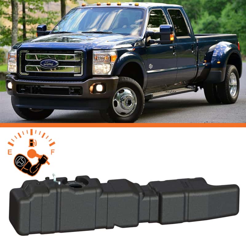 Titan Fuel Tanks — Titan Fuel Tanks 11-16 Ford F-250/F-350 PowerStroke Crew Cab Long Bed 65 Gallon XXL Mid-Ship Tank
Fuel Tank - view 1