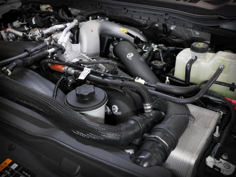 aFe — aFe 23-24 Ford F250/F350 Super Duty V8-6.7L BladeRunner 3 In. Aluminum Cold Charge Pipe- BLK
Cold Charge Pipe - view 7