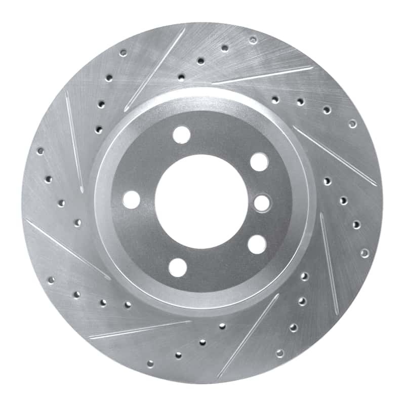 R1 Concepts — R1 01-08 BMW 330I Front Left Drilled & Slotted Silver Brake Rotor
R1 Brake Rotor Drill - view 1