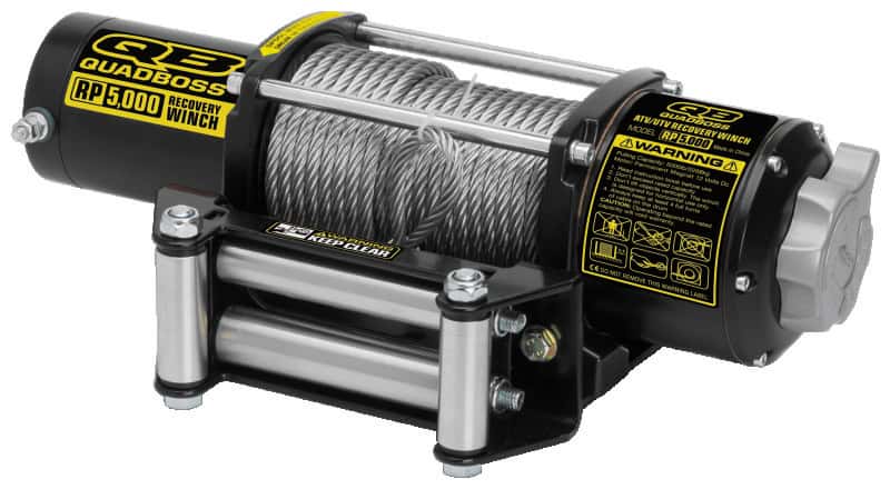 QuadBoss — QuadBoss Winch Kit - 50ft Cable - 3.8hp - Roller Fairlead - Wireless Remote - 5000lb - view 2