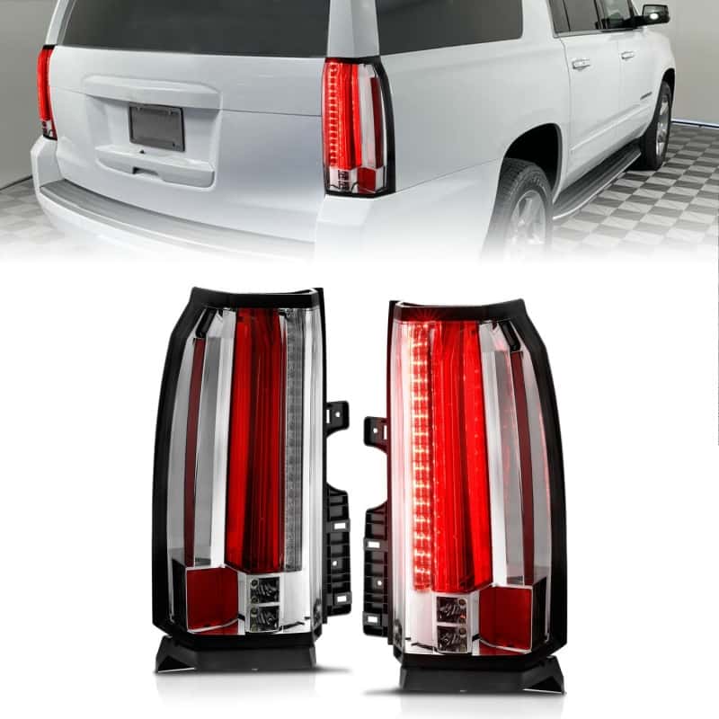ANZO — ANZO 2015-2017 Chevrolet Suburban/Tahoe LED Taillights Chrome
Tail Light Set
TailLightSet - view 1