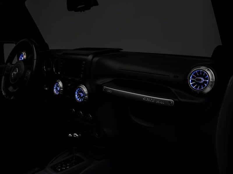Raxiom — Raxiom 11-18 Jeep Wrangler JK LED Ambient Vent Lighting Kit
Lights - view 1