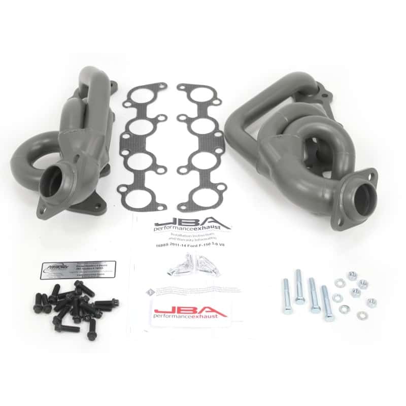 JBA — JBA 11-14 Ford F-150 5.0L Coyote 1-5/8in Primary Ti Ctd Cat4Ward Header
Exhaust Header - view 2