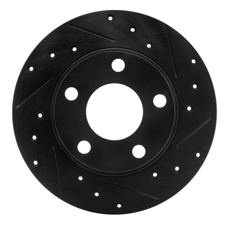 R1 Concepts — R1 99-05 Audi A6 Quattro Rear Right Drilled & Slotted Black Brake Rotor
R1 Brake Rotor Drill - view 1