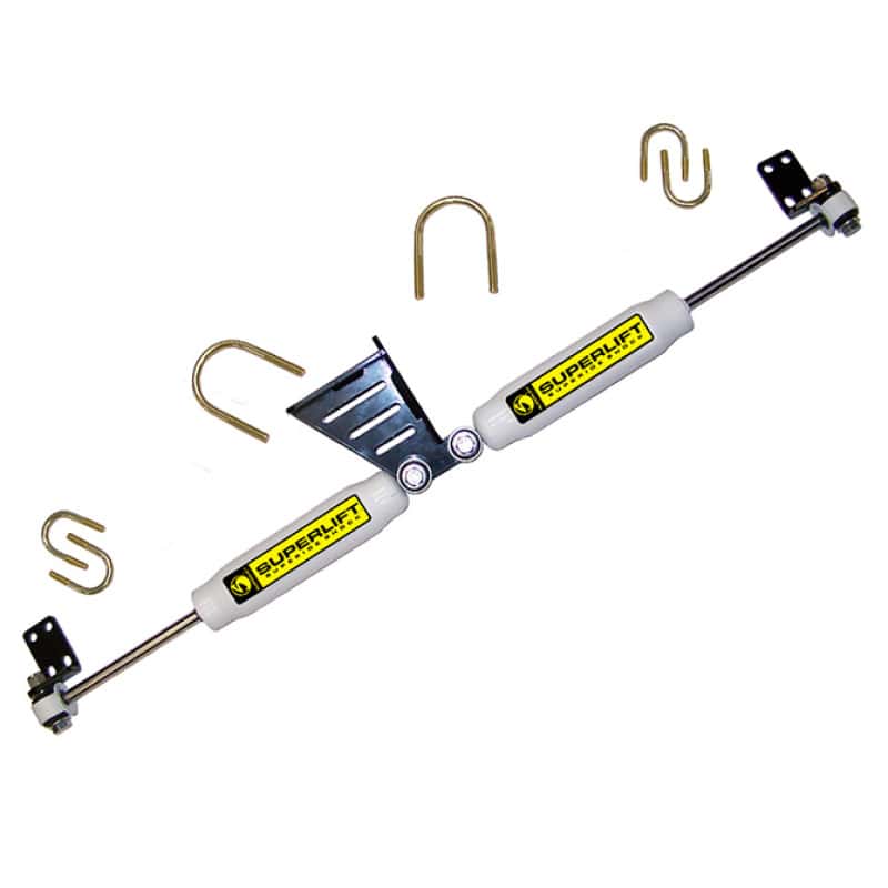 Superlift — Superlift 07-18 Jeep Wrangler JK High Clearance Dual Steering Stabilizer Kit - SR (Hydraulic)
Steering Stabilizer - view 1