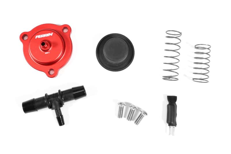 Perrin Performance — PERRIN 22-25 Subaru WRX / 20-25 LGT & OBXT / 19-25 Ascent Diverter Valve - Red - view 8