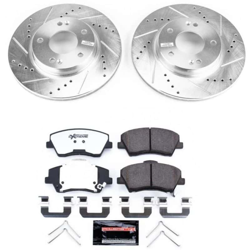 PowerStop — Power Stop 17-19 Hyundai Ioniq Front Z36 Truck & Tow Brake Kit - view 1