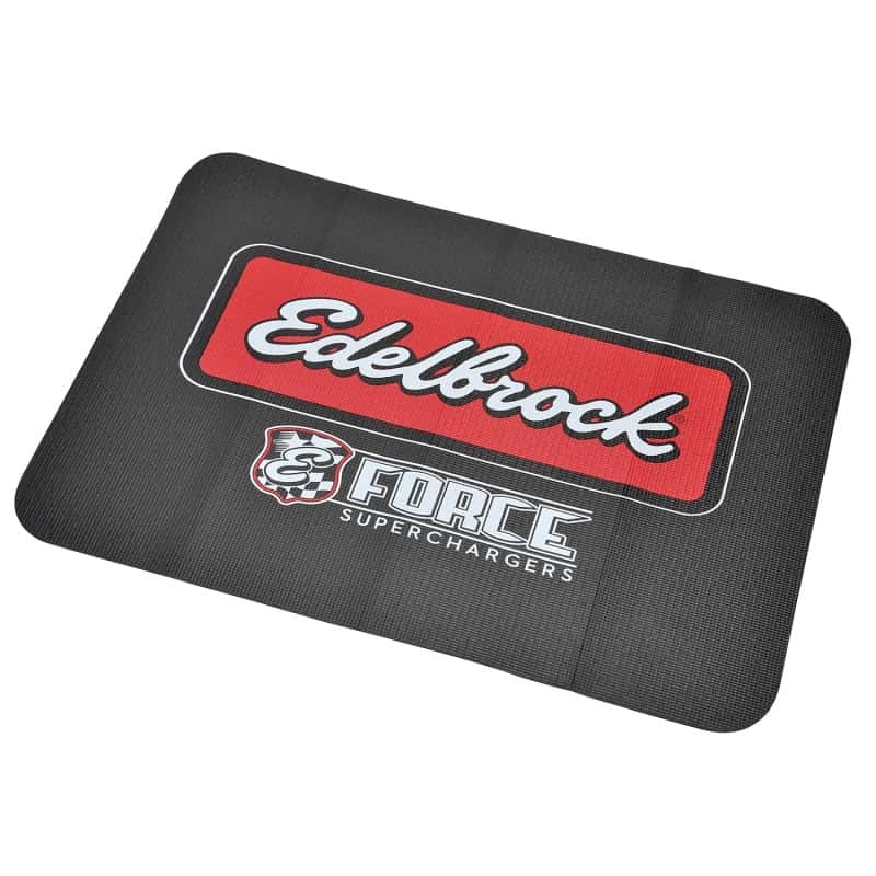 Edelbrock — Edelbrock Racing Fender Cover - PVC Foam Mat - 2 Color Printed Edelbrock Racing Logo
APPAREL - view 2