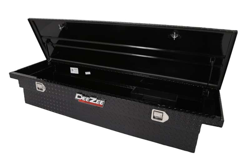 Dee Zee — Dee Zee Universal Tool Box - Red Crossover - Single Lid Black BT (Low)
ToolBxTrkBedRTR - view 3