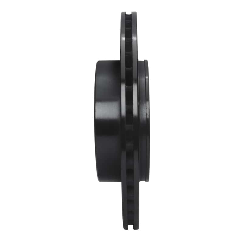 R1 Concepts — R1 02-10 Saab 9-5 Rear Left Drilled & Slotted Black Brake Rotor
R1 Brake Rotor Drill - view 3
