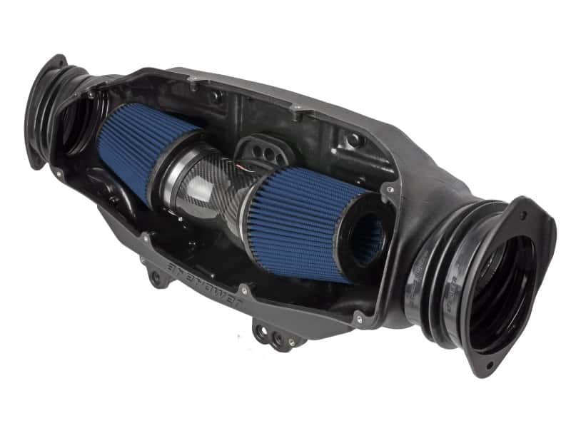 aFe — aFe Black Series Carbon Fiber Pro 5R Air Intake System 2020 Chevrolet Corvette C8 V8 6.2L
Black Series Intake - view 7