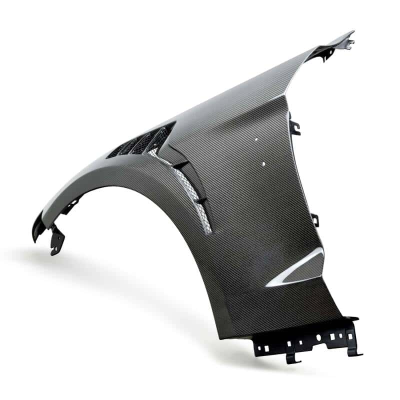 Anderson Composites — Anderson Composites 20-21 Ford Mustang GT500 Type-TPF Carbon Fiber Track Pack Fenders - view 3