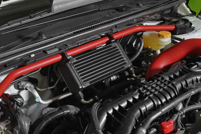 Perrin Performance — PERRIN 15-25 Subaru WRX Oil Cooler Full Kit (Top Mounted Requires Strut Brace) - view 12