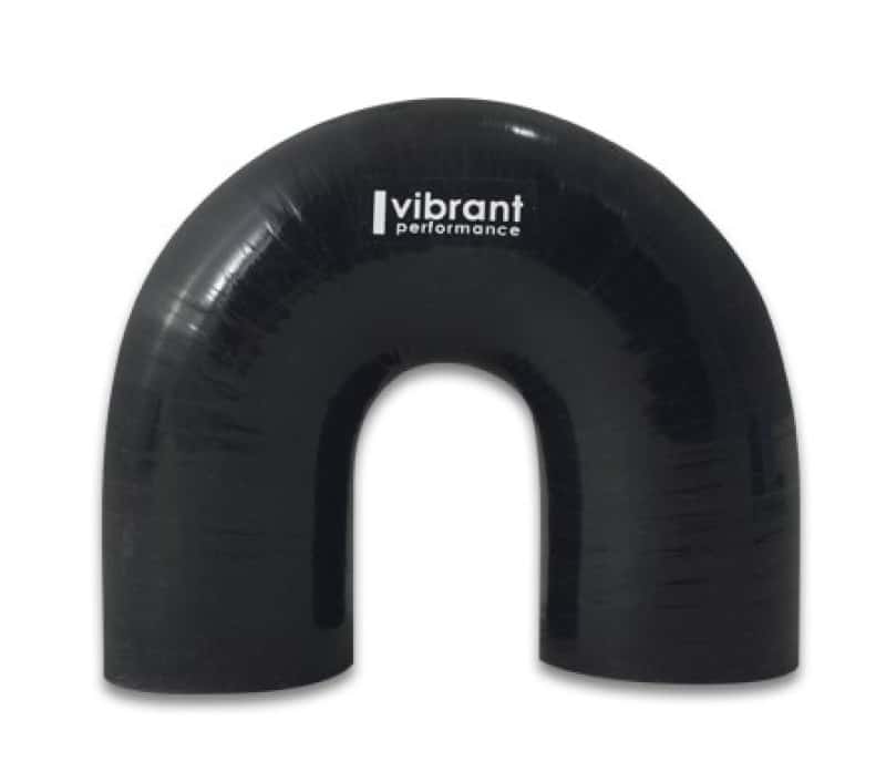Vibrant — Vibrant 4 Ply Reinforced Silicone Elbow Connector - 3in ID x 4.25in Leg 180 Deg Elbow (BLACK)
3"ID180DegSilHoseBlk
Hose Coupler - view 3