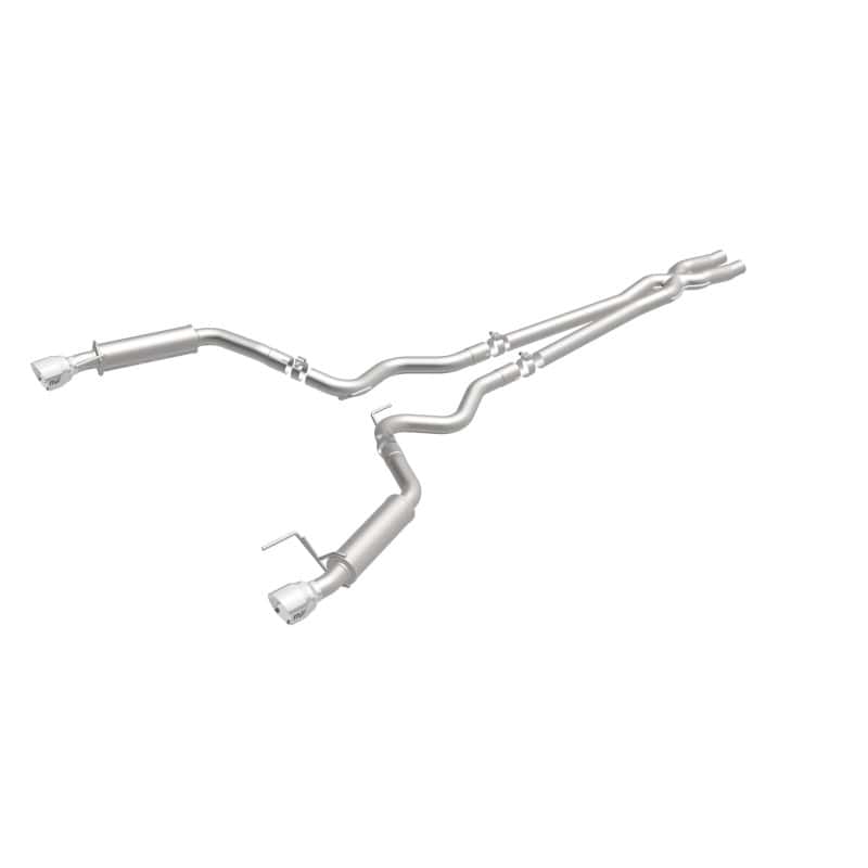 Magnaflow — MagnaFlow Cat Back, SS, 2.5in, Competition, Dual Split Polished 4.5in Tips 2015 Ford Mustang V6 3.7L
Cat-Back - view 4