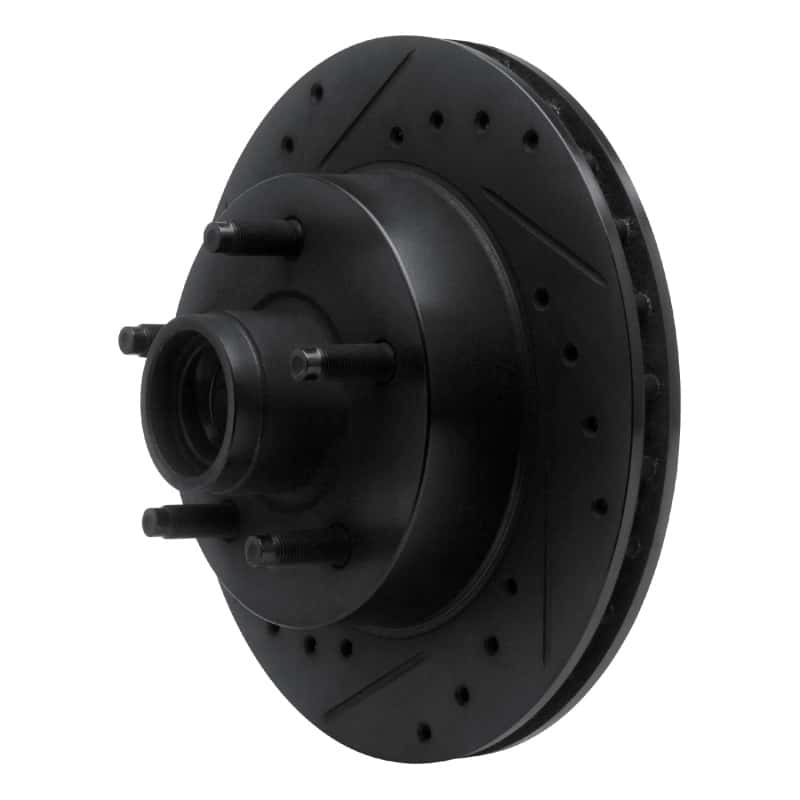R1 Concepts — R1 83-94 Ford Ranger (USA/Canada) Front Left Drilled & Slotted Black Brake Rotor
R1 Brake Rotor Drill - view 2