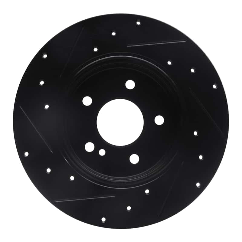 R1 Concepts — R1 94-11 Mercedes-Benz CLK350 Rear Right Drilled & Slotted Black Brake Rotor
R1 Brake Rotor Drill - view 5