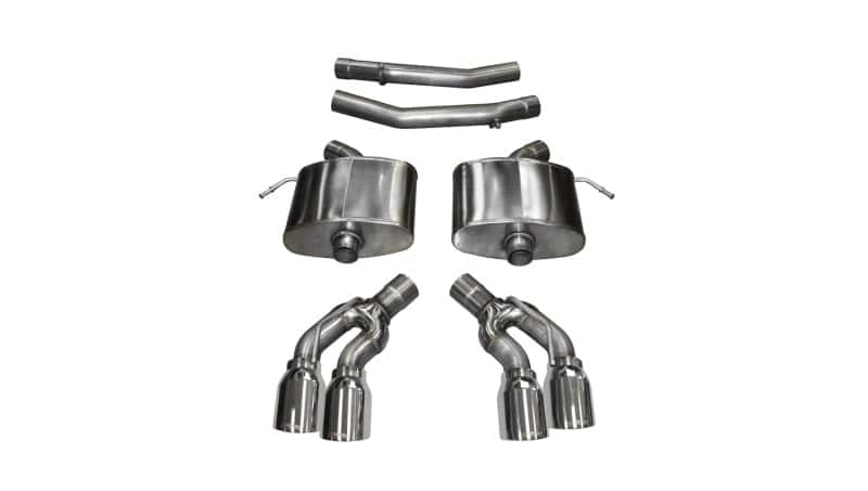 CORSA Performance — Corsa 2016-2019 Cadillac CTS V Sedan 6.2L V8 2.75in Polished Sport Axle-Back Exhaust
Exhaust - view 5