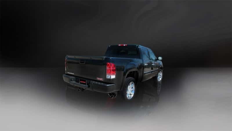 CORSA Performance — Corsa 10-10 GMC Sierra Denali 6.2L V8 3in Cat-Back Single Side w Twin 4in Black Pro-Series T
Exhaust - view 3