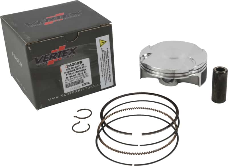 Vertex Pistons — Vertex Piston 17-23 KTM 450 EXC-F 450cc Forged Replica Piston Kit - view 4